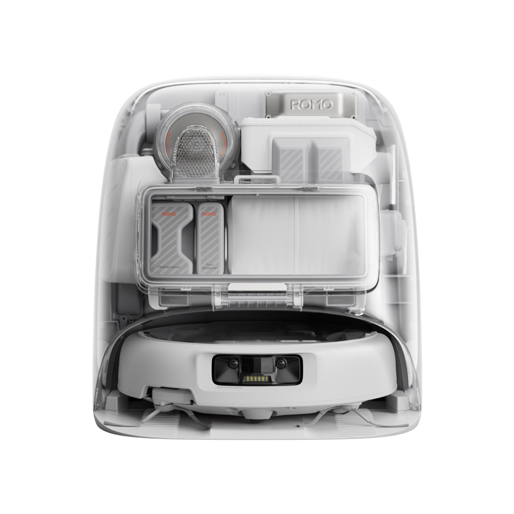 DJI Robot Vacuum Cleaner ROMO P, White