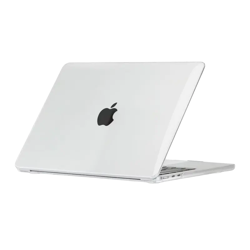 Чехол для ноутбука Tech Protect Smartshell Macbook Air 13 (2022), 13.6", Поликарбонат, Crystal Clear, acer,asus,lenovo,hp,dell,планшеты,чехол для планшета, подставка для ноутбука, зарядка для ноутбука