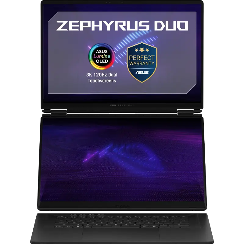 Игровой ноутбук 16" ASUS ROG Zephyrus Duo 16 GX651AR, Stellar Grey, Intel Core Ultra 9 386H, 32Гб/1024Гб, Windows 11 Home