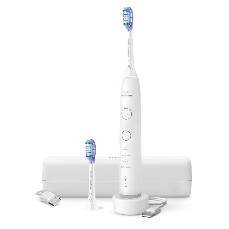 Электрическая звуковая зубная щетка Philips HX7420/02, Белый