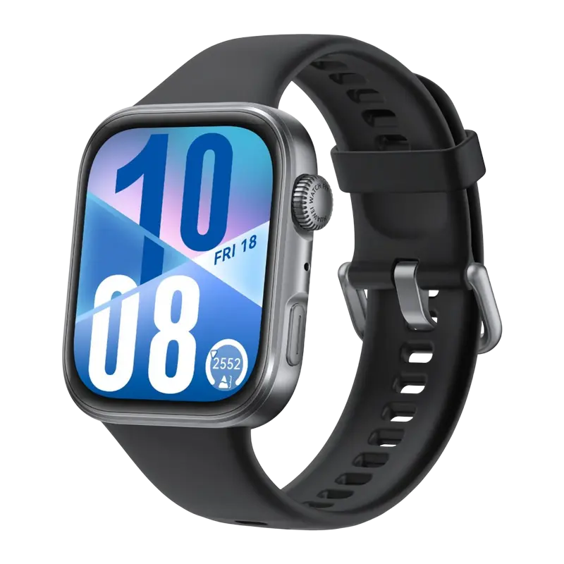 Умные часы Huawei Fit 4, Чёрный, iphone, xiaomi, samsung, oppo, чехол, стекло