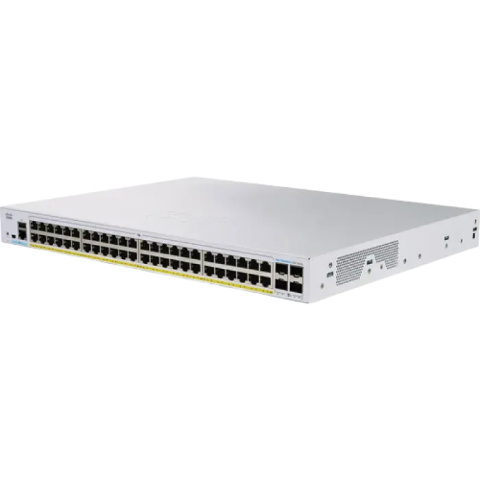 Сетевой коммутатор Cisco CBS350-48FP-4G, 48x 10/100/1000 Мбит/с,Роутеры, Модемы, свичь, usb на lan