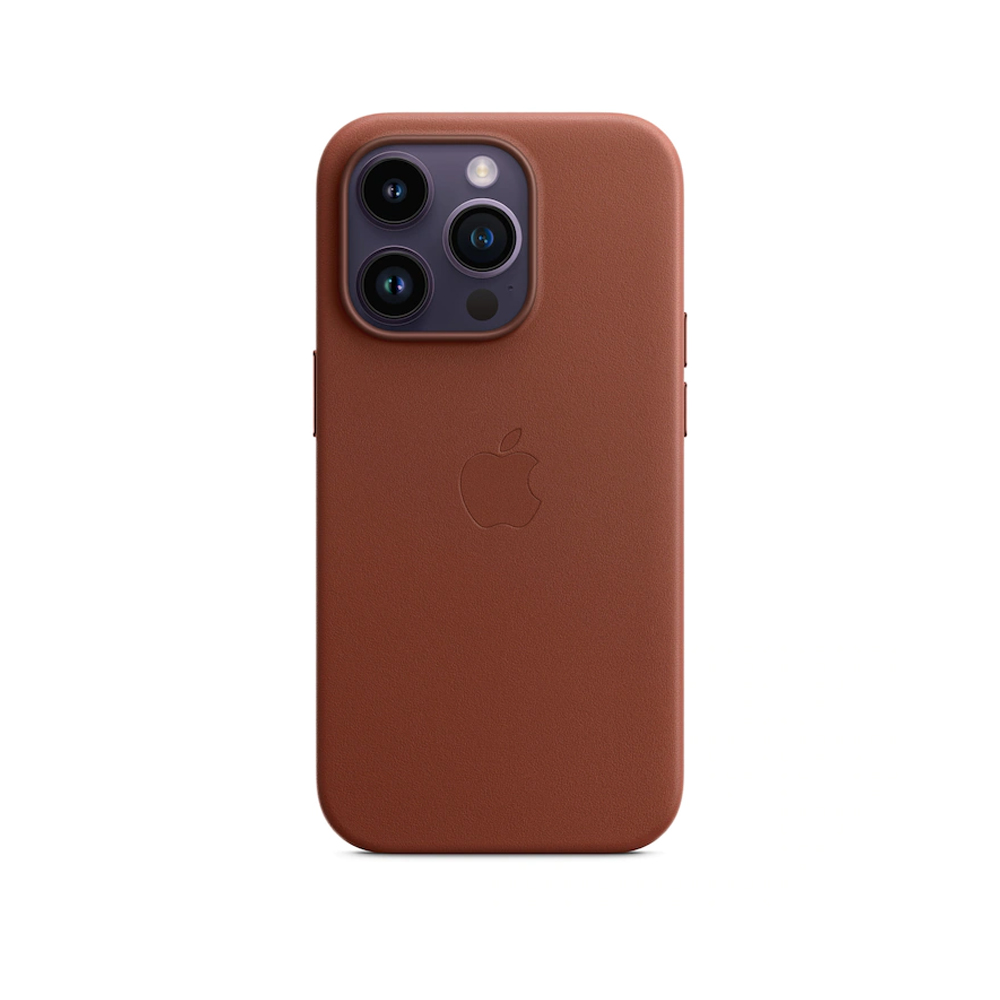 Case Original Leather with MagSafe for iPhone 14 Pro, Umber