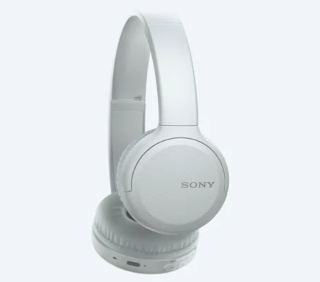 Bluetooth Headphones SONY WH-CH510, White, EXTRA BASS™ Bluetooth Headphones SONY WH-CH510, White, EXTRA BASS™