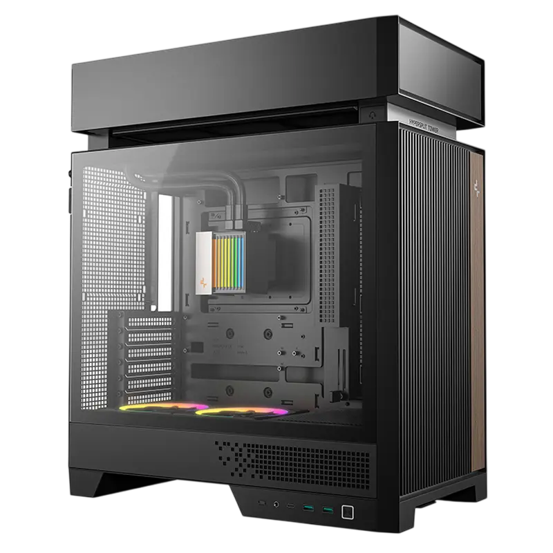 Компьютерный корпус Deepcool CL6600, Midi-Tower, Без блока питания, Чёрный