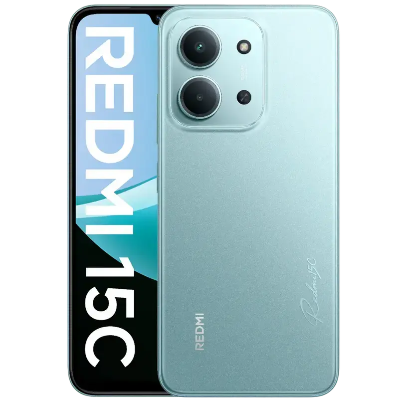 Смартфон Xiaomi Redmi 15C, 4Гб/128Гб, Mint Green