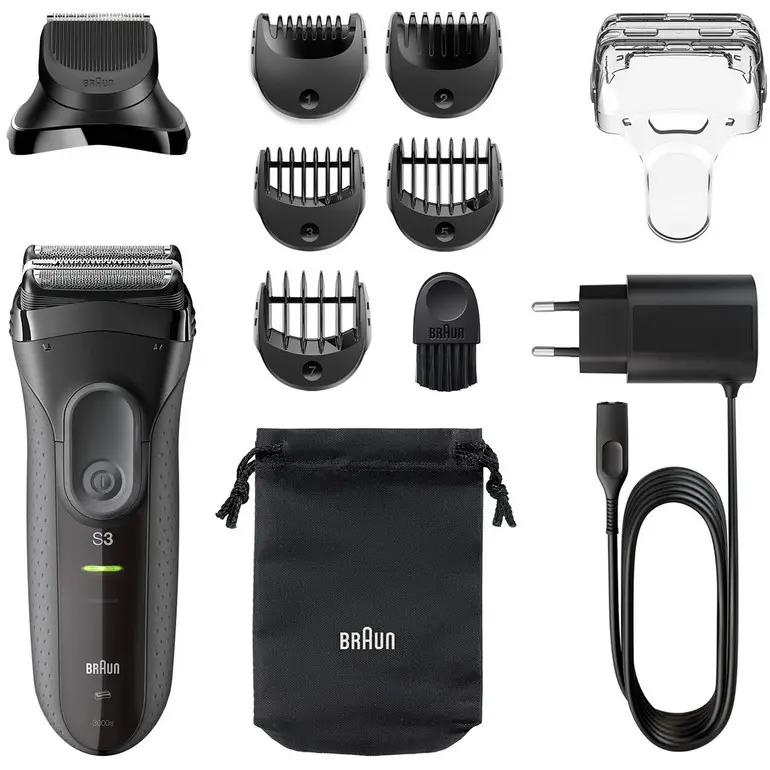 Электробритва мужская BRAUN Series 3 Shave&Style, Чёрный