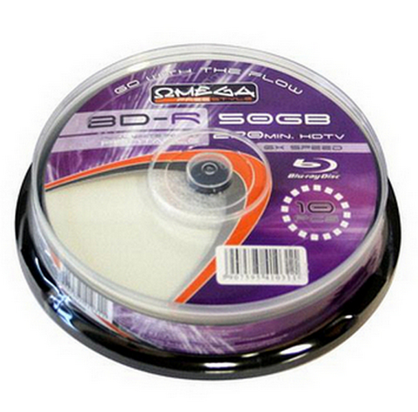 Printable  10*Cake Blu-Ray Omega, 50GB, 6x, 44091