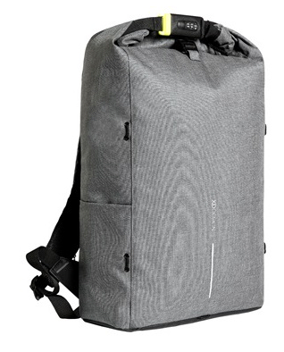 Backpack Bobby Urban Lite, anti-theft, P705.502 for Laptop 15.6" & City Bags, Grey