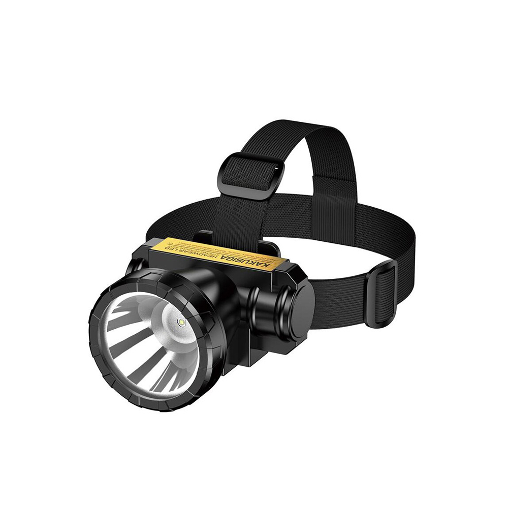 KAKU KSC-7808 Head-Mounted LED Searchlight, High-Intensity, Black