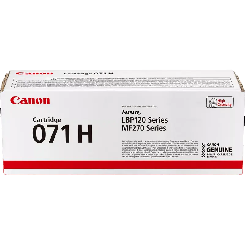 Лазерный картридж Canon CRG 071H, Чёрный