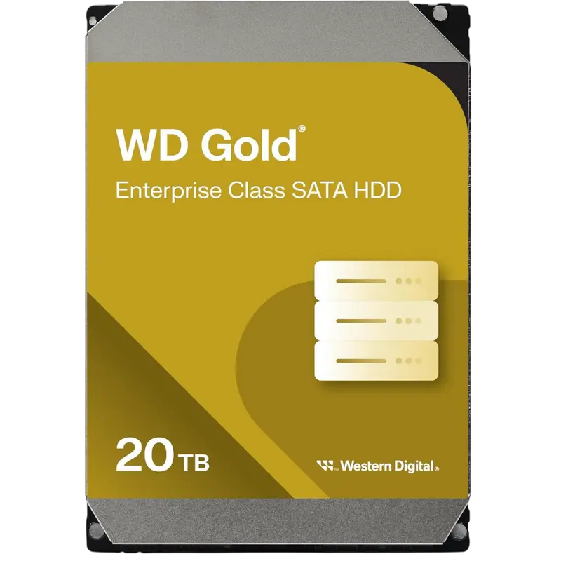 Жесткий диск Western Digital WD Gold, 3.5", 20 TB <WD203KRYZ>