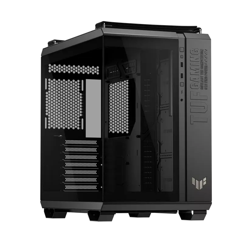Компьютерный корпус ASUS TUF Gaming GT502 Horizon TG, Midi-Tower, Без блока питания, Чёрный