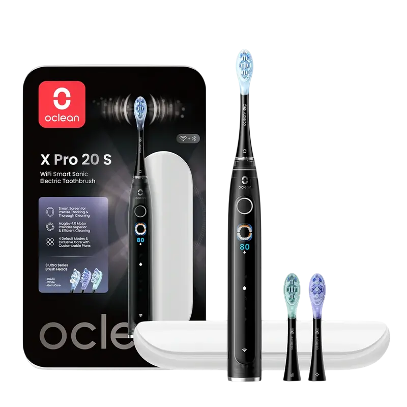 Электрическая зубная щетка Oclean X Pro 20 S, Чёрный