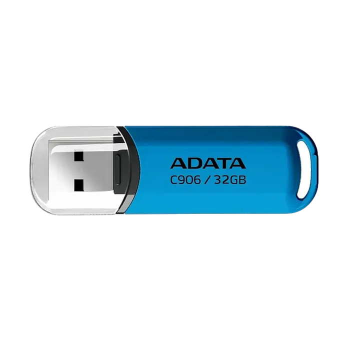 USB Flash накопитель ADATA C906, 32Гб, Синий
