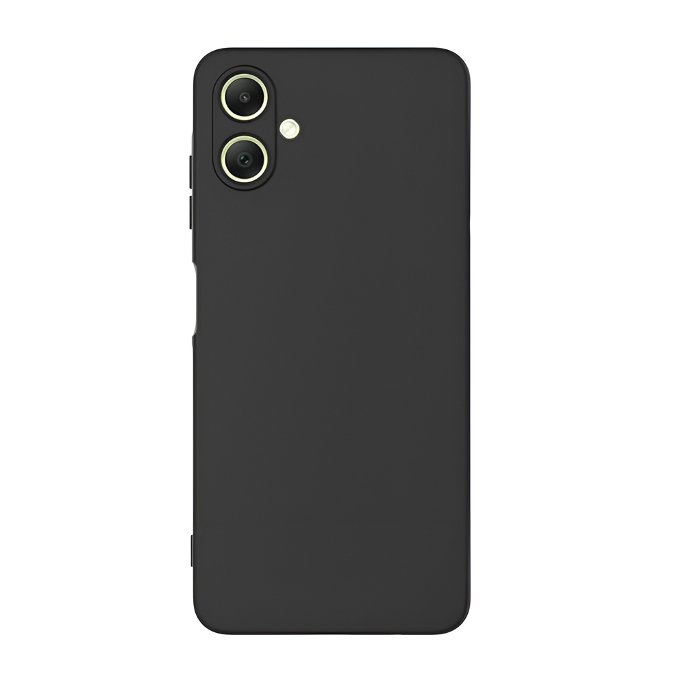 WOO Case Liquid Silicone Samsung A07, Black