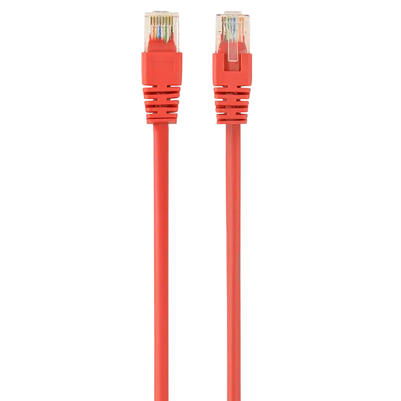 Патч-корд Cablexpert PP12-2M/R, CAT5e UTP, 2м, Красный,usb ,micro ,iphone, 3.5, tupe-c, тюльпаны