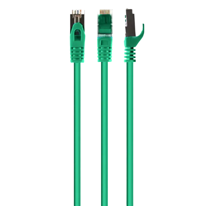 Патч-корд Cablexpert PP6-1M/G, Cat6 FTP , 1м, Зелёный,usb ,micro ,iphone, 3.5, tupe-c, тюльпаны
