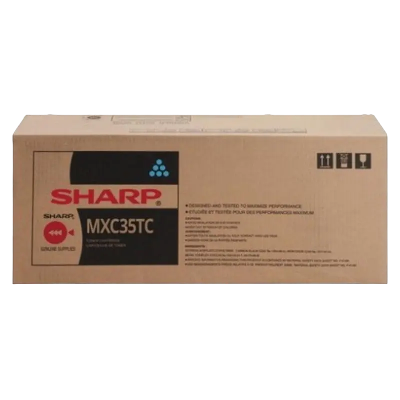 Тонер Sharp MX-C35TC, Голубой,бумага ,чернила, Opc, тонер, dvd, duracell, батарейки
