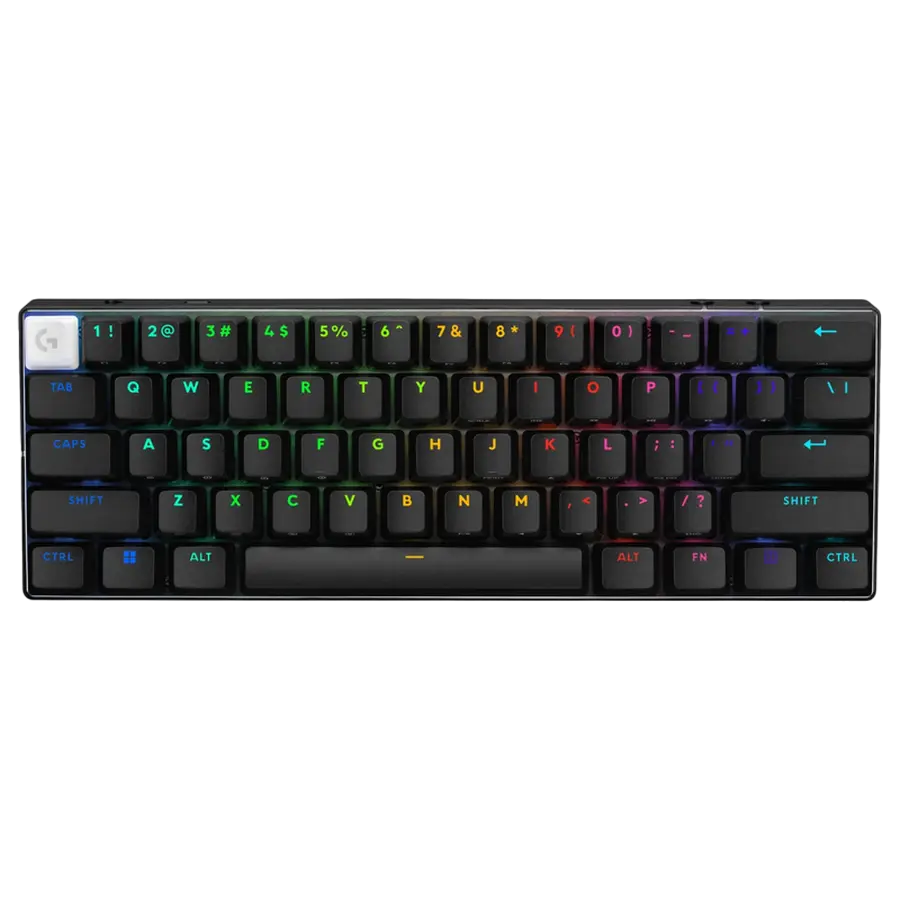 Клавиатура Logitech PRO X 60, Проводное / беспроводное, Чёрный