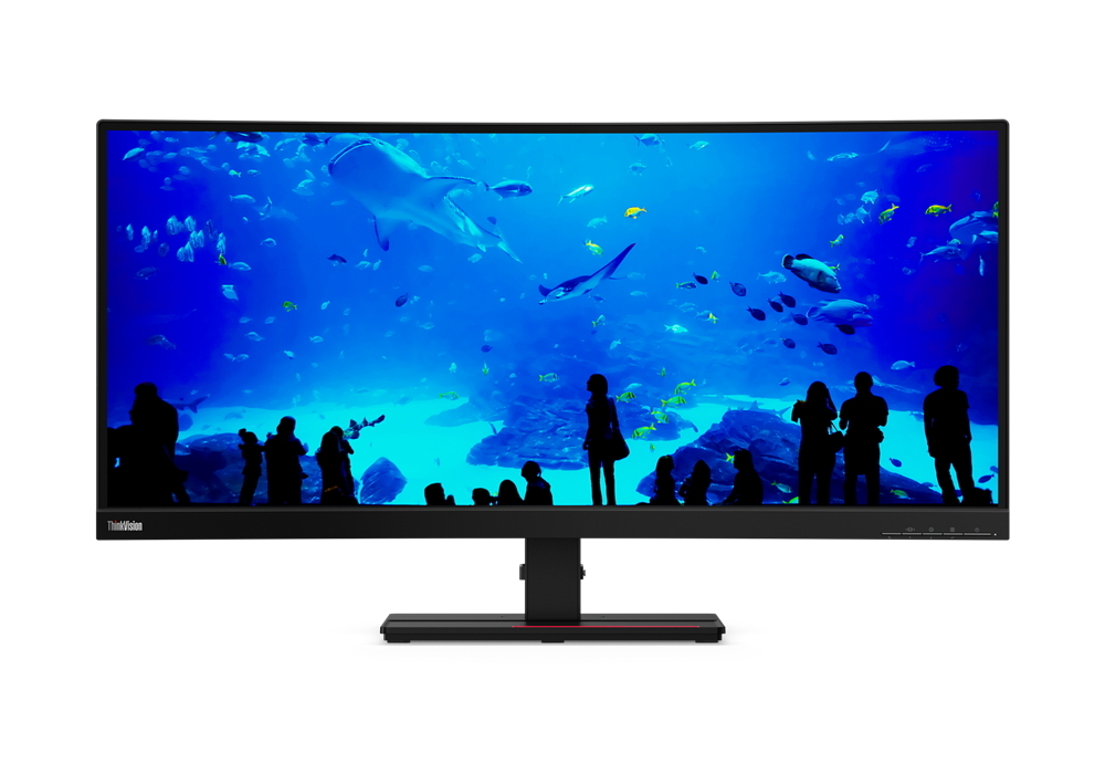 37" Монитор Lenovo T34w-20, VA 3440x1440 WQHD, Чёрный