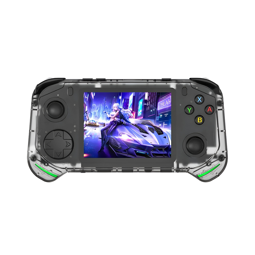 Game Console RX6H Handheld Retro, 64GB Internal Memory, Black