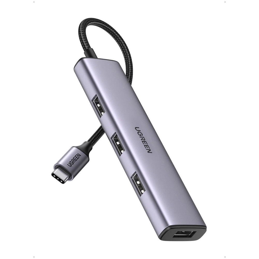 UGREEN HUB 4in1 USB-C 3.0 to 4*USB-A 3.0 | CM473, Gray