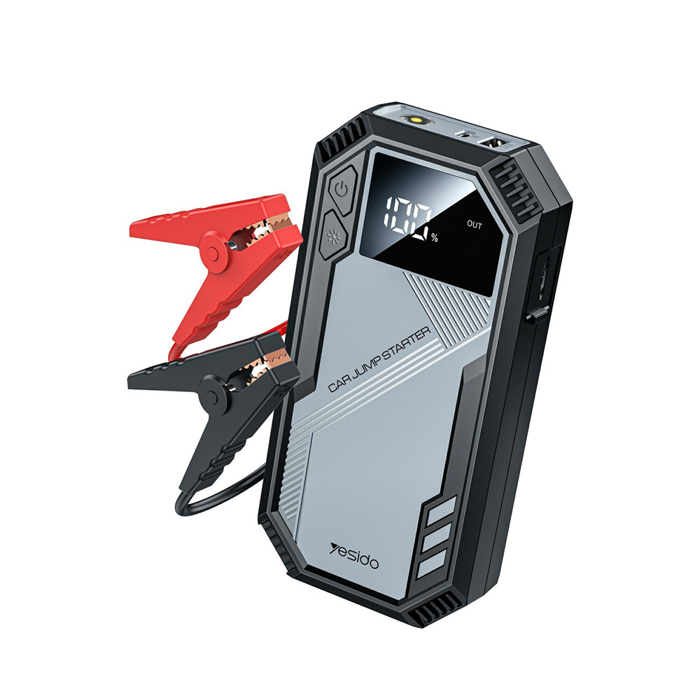 Yesido Car Jump Starter 6000mAh 800A, VC11, Black