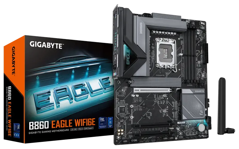 Материнская плата Gigabyte B860 EAGLE WIFI6E, LGA1851, Intel B860, ATX