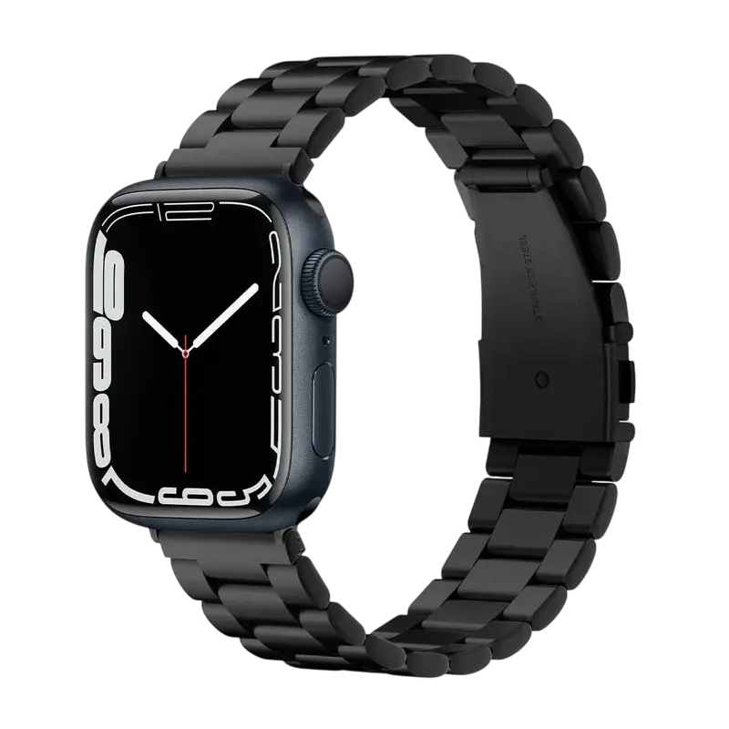 Ремешок для часов Spigen Modern Fit, Нержавеющая сталь, Чёрный, iphone, xiaomi, samsung, oppo, чехол, стекло