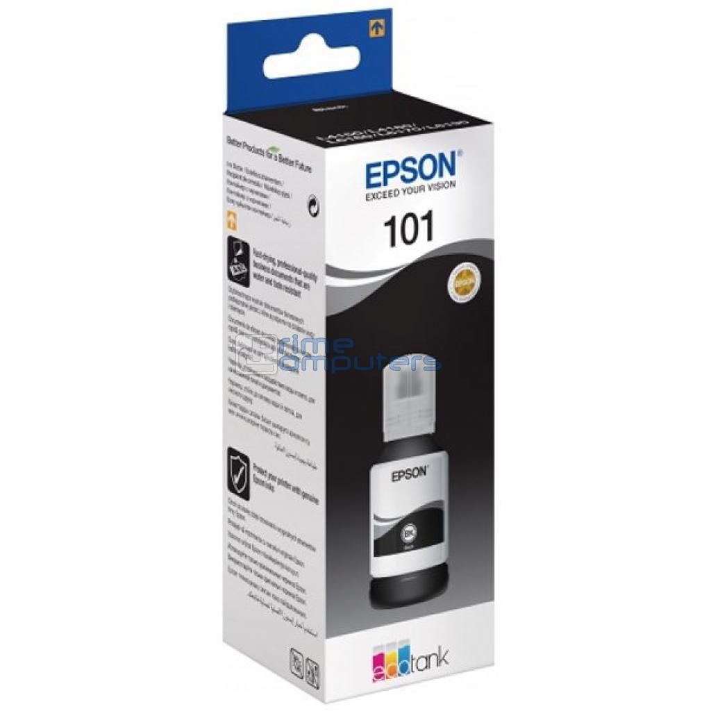 Ink  Epson T03V14A BLACK PIGMENT 127 ML 101 BLACK,бумага ,чернила, Opc, тонер, dvd, duracell, батарейки