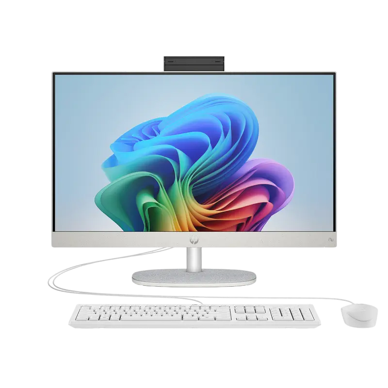 Моноблок HP Next Gen AI 24-ct2000a, 23,8", AMD Ryzen AI 5 340, 32Гб/1024Гб, Windows 11 Home, Белый