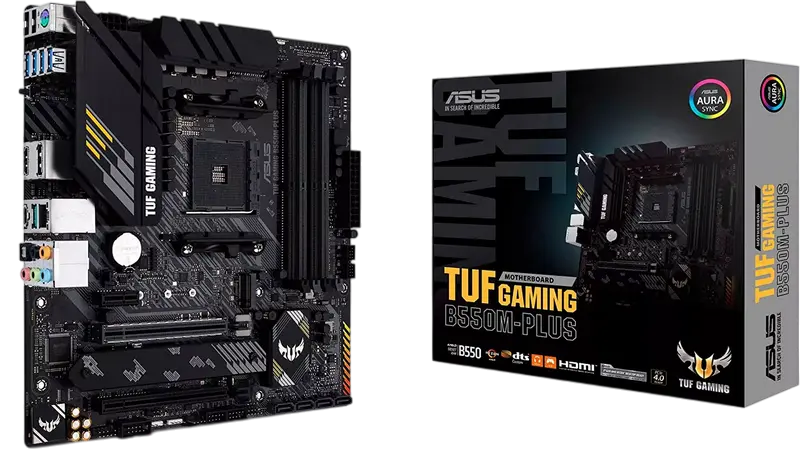Материнская плата ASUS TUF Gaming B550M-Plus, AM4, AMD B550, Micro-ATX