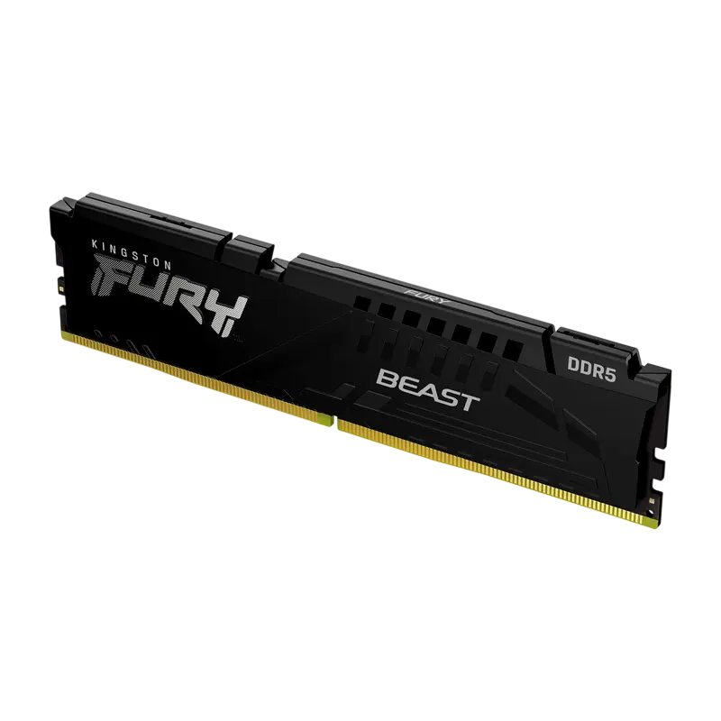 Оперативная память Kingston FURY Beast, DDR5 SDRAM, 6400 МГц, 32 ГБ, KF564C32BBE-32