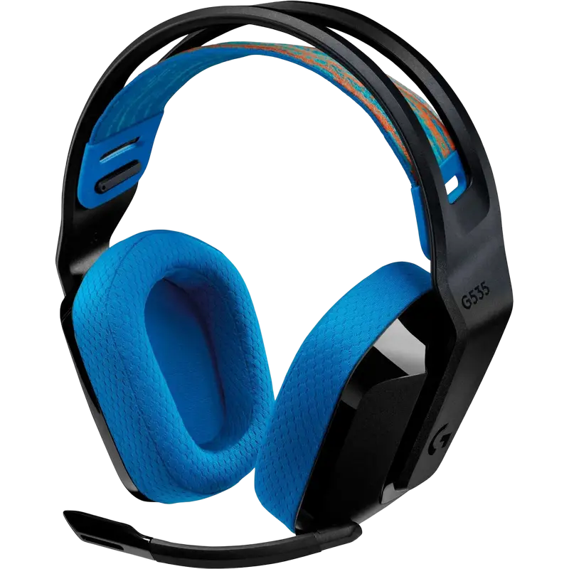 Игровая Гарнитура Logitech G535, Беспроводной, Черный | Синий