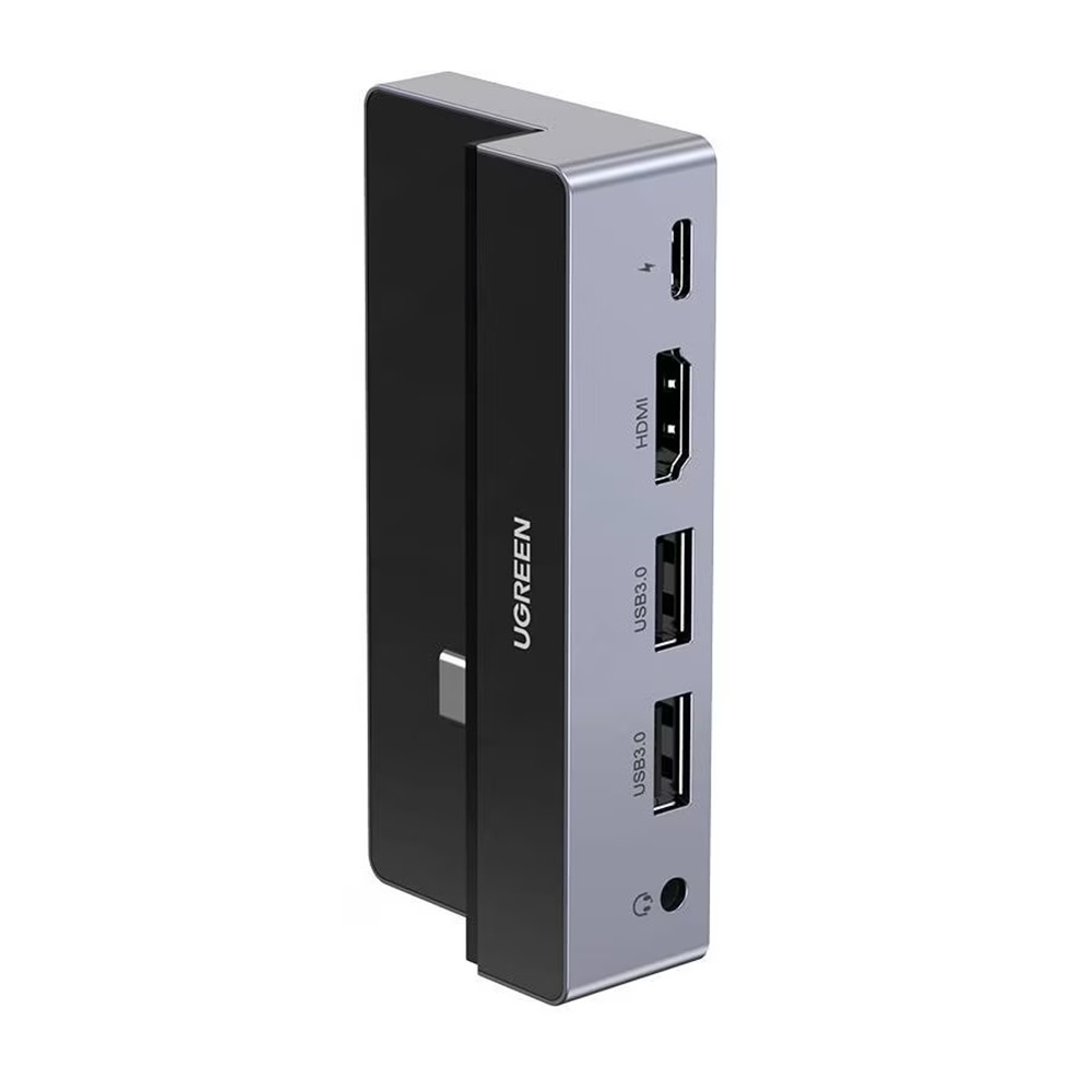 UGREEN Docking Station 5in1 for iPad Pro USB-C to 1*HDMI 4k@60Hz + 2*USB3.0 + 3.5mm + PD 100W | CM317, Silver