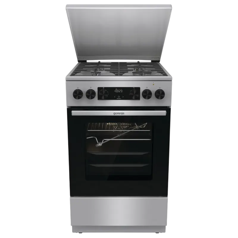Комбинированная плита Gorenje GKS5C71XF, Нержавеющая сталь