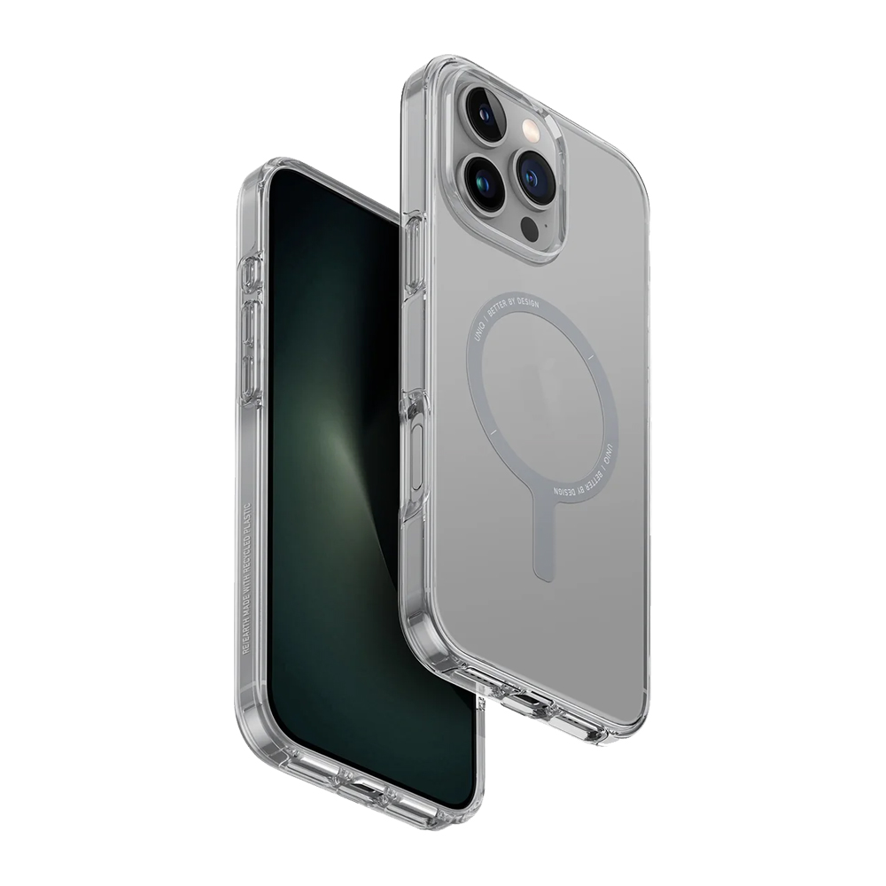 Uniq Case for iPhone 16 Pro Max Hybrid Clario (ECO) with Magclick Charging, Clear