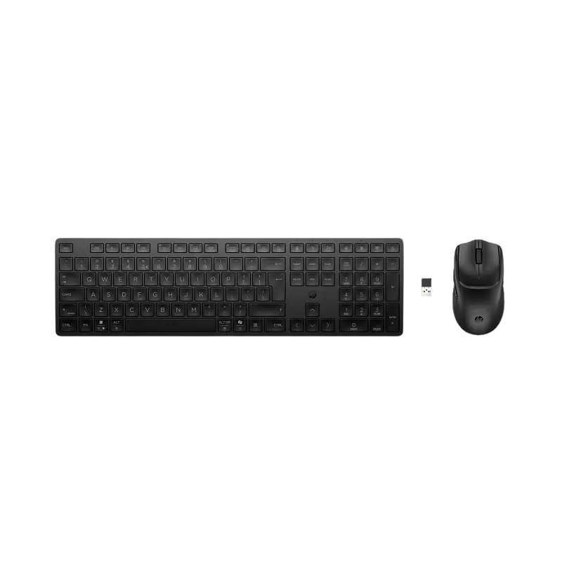 Клавиатура и мышь HP 490C, Беспроводное, Чёрный