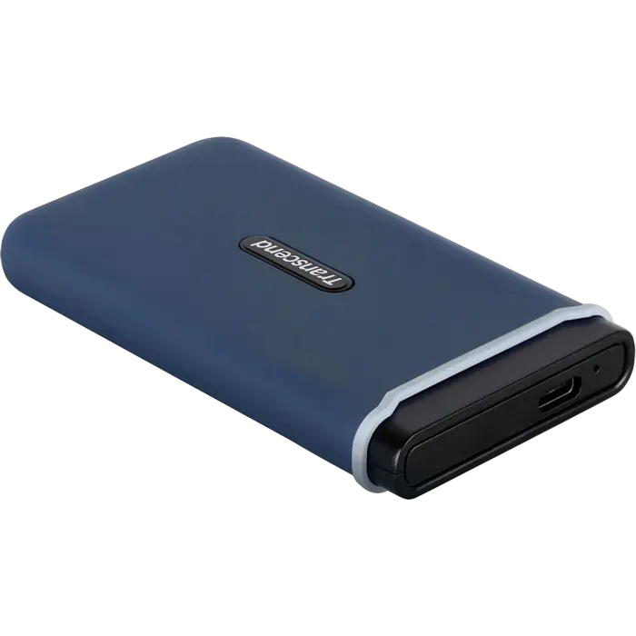 Внешний портативный SSD накопитель Transcend ESD370C, 1 ТБ, Морской Синий (TS1TESD370C),процессоры ,оперативная память, ssd, M2, hdd, кейсы
