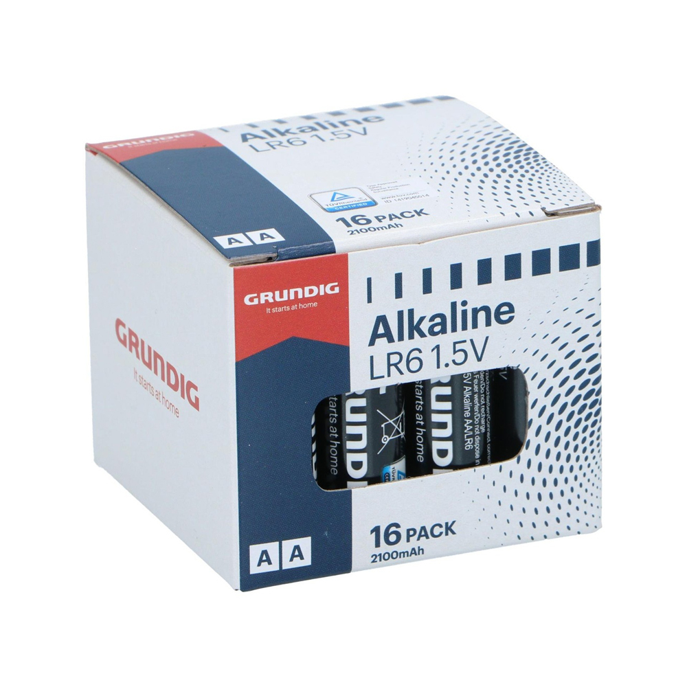 GRUNDIG Battery Alkaline AA/LR6 2100mah 16pcs