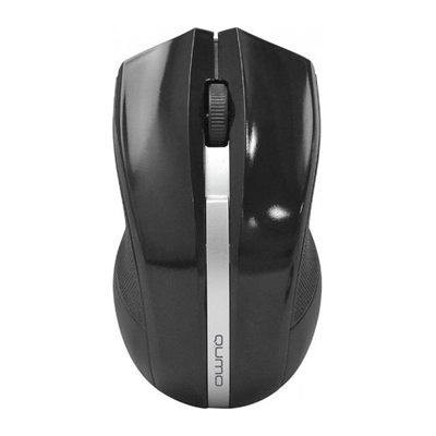 Wireless Mouse Qumo Style, Optical, 1000 dpi, 3 buttons, Ambidextrous, 2xAAA, Black, USB Wireless Mouse Qumo Style, Optical, 1000 dpi, 3 buttons, Ambidextrous, 2xAAA, Black, USB
