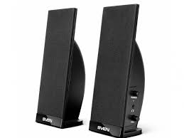 SVEN 230 Black, 2.0/2x2W RMS, headphone jack