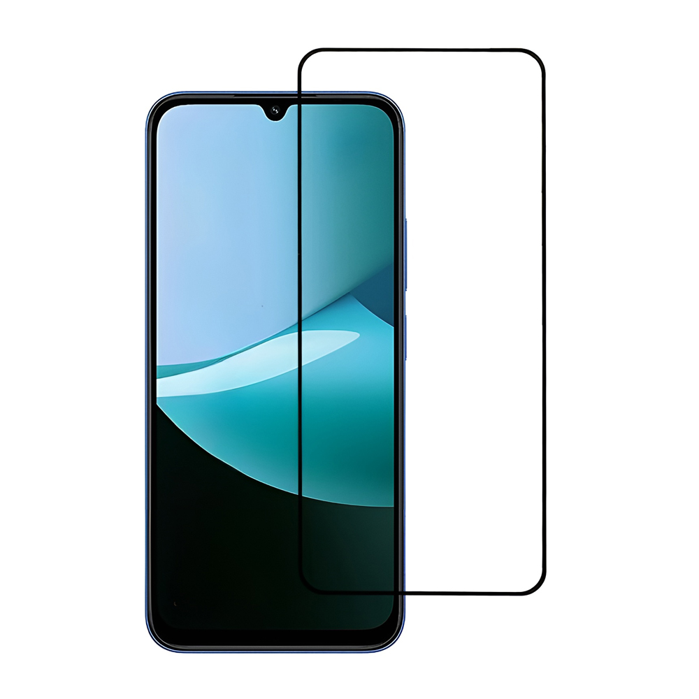 BIVA Tempered Glass 5D Redmi 15C 4G/ Redmi A7 Pro, Black(10pcs)