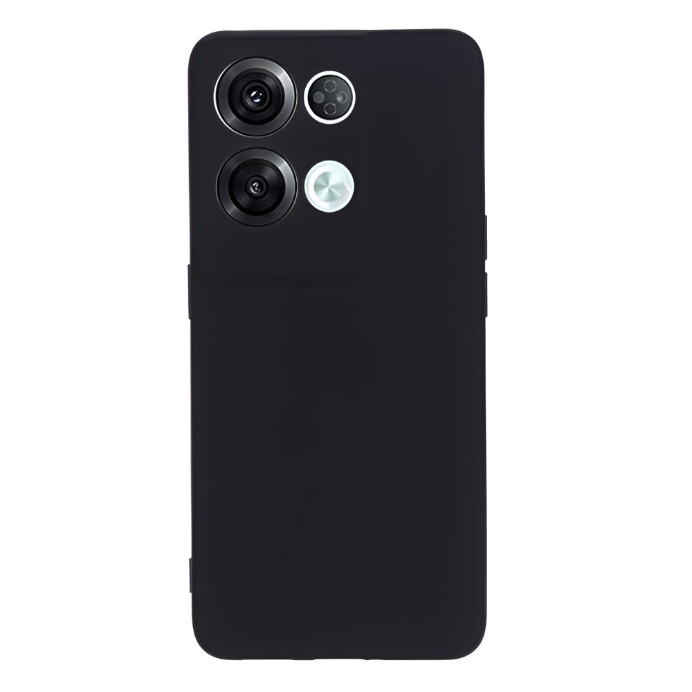 Helmet Case Liquid Silicone Oppo Reno 8 Pro, Black