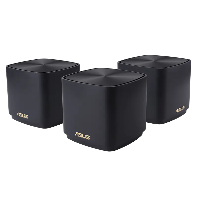 Домашняя Mesh Wi-Fi система ASUS ZenWiFi XD4 Plus, Wi-Fi, Чёрный