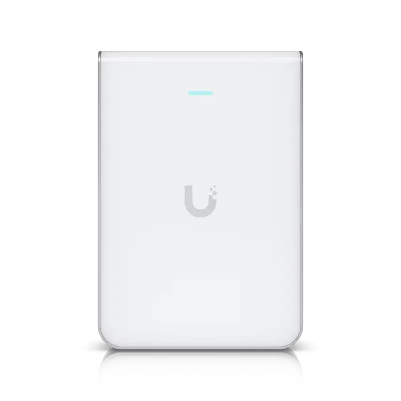 Беспроводная точка доступа Ubiquiti U7-Pro-Wall, 688 Mbps, 4324 Mbps, 5764 Mbps, Белый,Роутеры, Модемы, свичь, usb на lan
