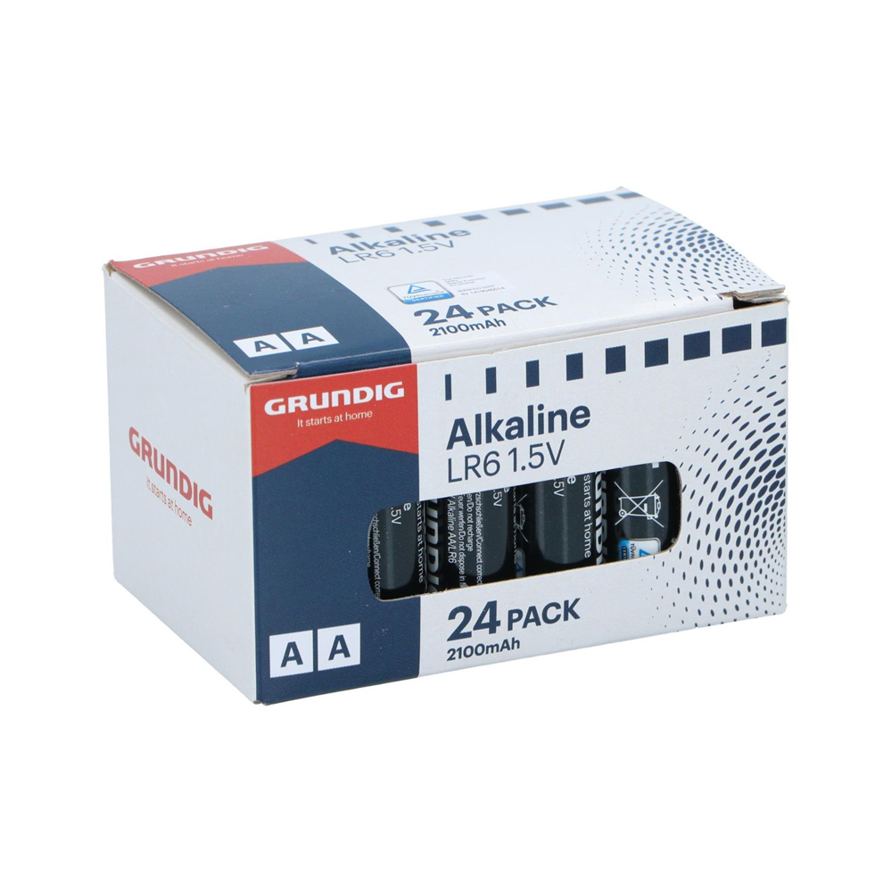 GRUNDIG Battery Alkaline AA/LR6 2100mah 24pcs