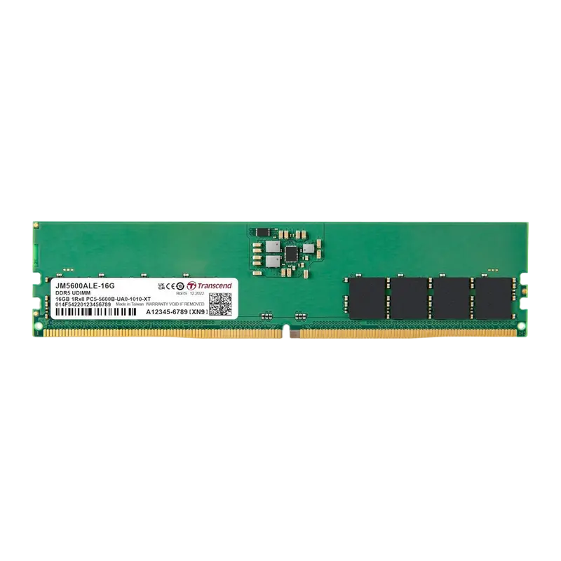Оперативная память Transcend JetRam, DDR5 SDRAM, 5600 МГц, 16Гб, JM5600ALE-16G