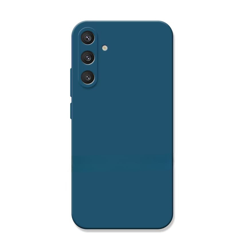 WOO Case Liquid Silicone Samsung S24FE, Blue